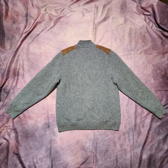 Duluth Trading men's windproof Shetland wool zip up jacket grey size medium - Picture 8 of 8